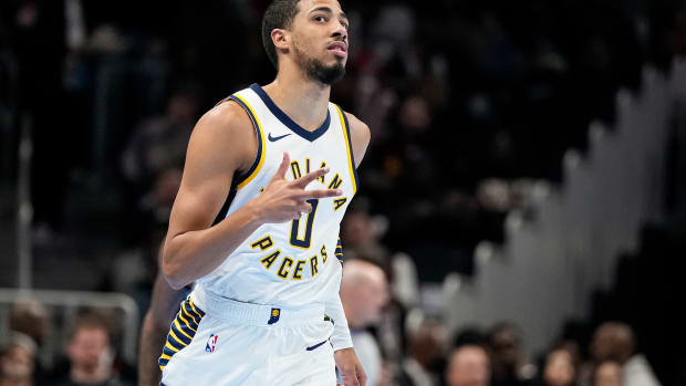 Indiana Pacers guard Tyrese Haliburton